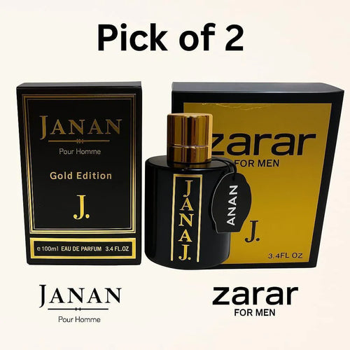 Janan & Zarar - 200ML Long Lasting Fragrance Perfume Set