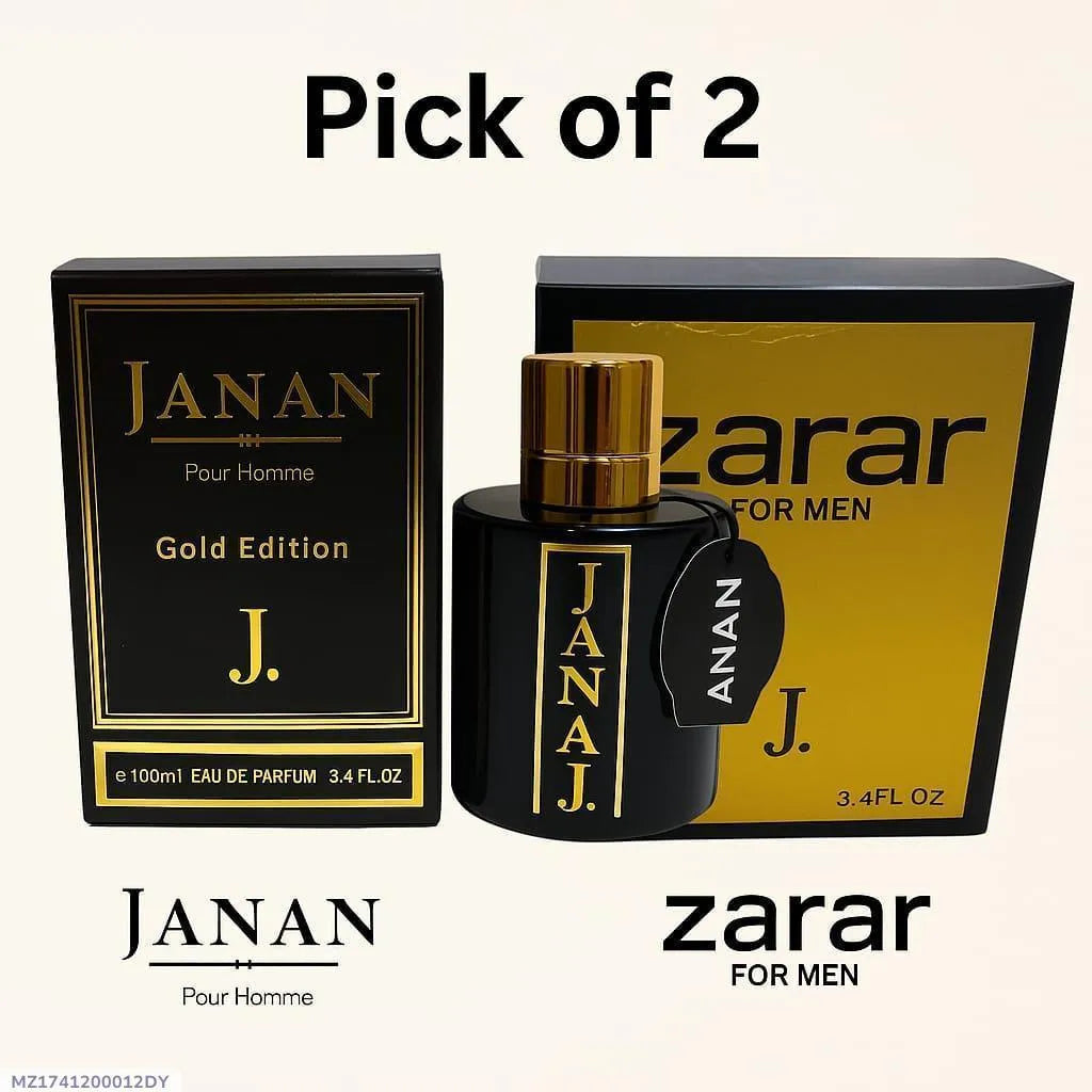 Janan & Zarar - 200ML Long Lasting Fragrance Perfume Set