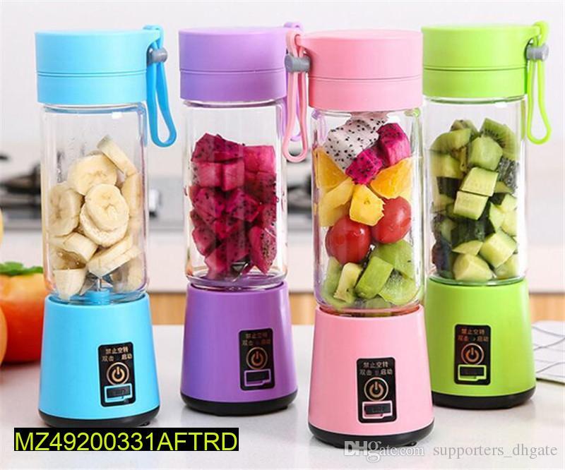 Portable USB Mini Electric Juicer Mixer 380ml  ABS Plastic