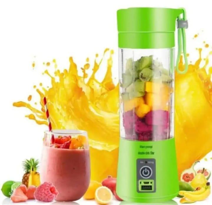 Portable Electric Juicer Blender Blue Rechargeable Fast Charging