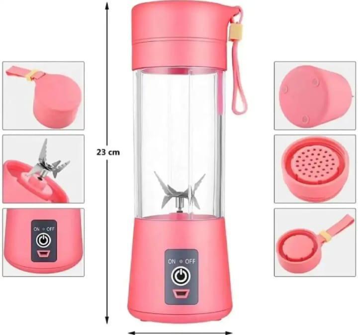 6-Blade Portable Electric Juicer & Smoothie Maker (USB Rechargeable)