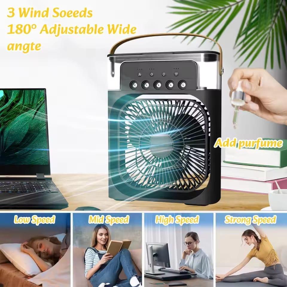 Portable Mini Air Cooler Fan – Fast Cooling for Home & Office
