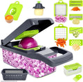 Multi-Function Kitchen Vegetable Chopper & Slicer ⚡ Easy Vegetable Cutter & Chopper Box 🧅✂️